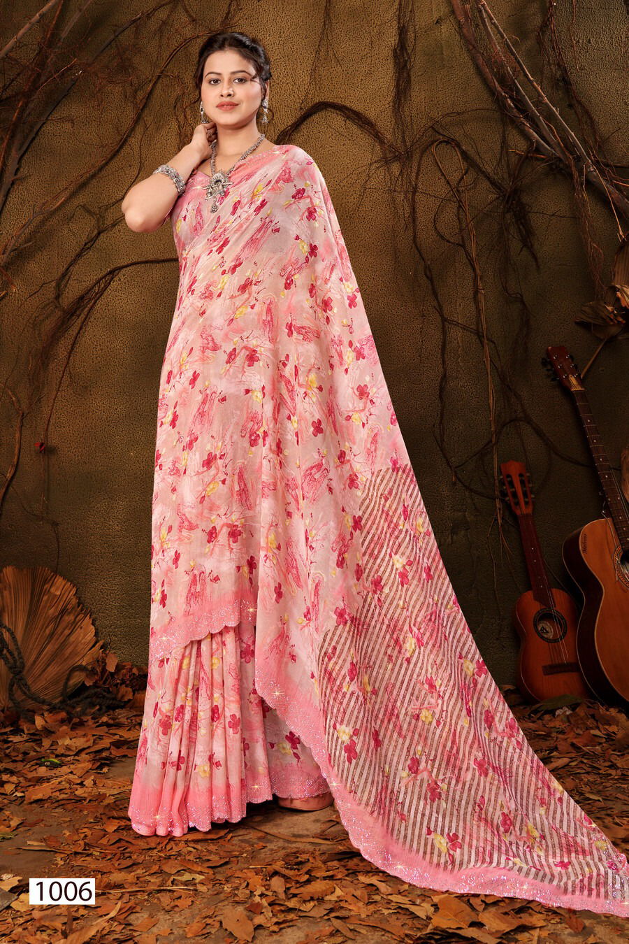 Vanilla Vol 1 By Saroj Printed Weightless Georgette Sarees Wholesale Market In Surat